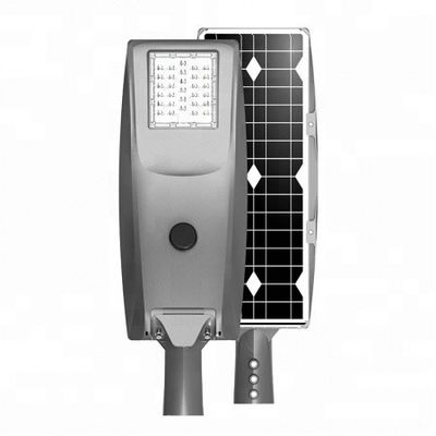 CE RoHS approved Integrated Solar LED Street Light 50000 Hrs Life Span with Motion Sensor IP66