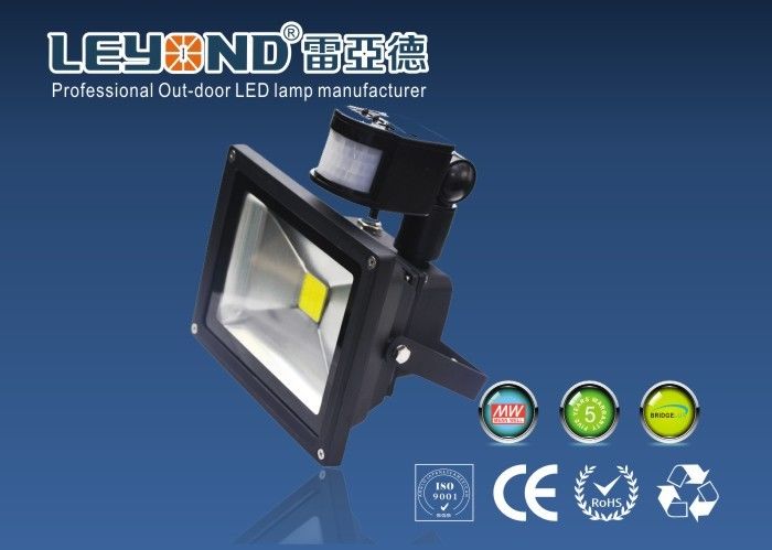 5000k Outdoor Led Pir Floodlight With Motion Sensor Gray Black 5000k Outdoor Led Pir Floodlight With Motion Sensor Gray Black Housing