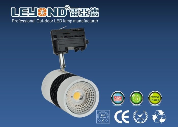 powerful anti glare cree cob led track lights for display room