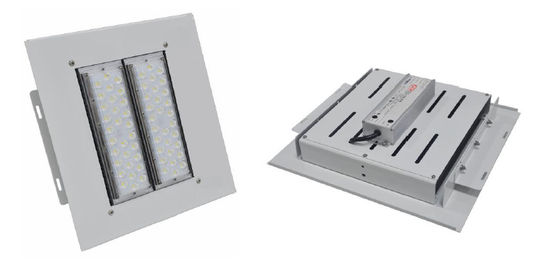 100/150/200w Canopy Led Lights IP66 IK10 Surface Mounted For Gas Station Lighting