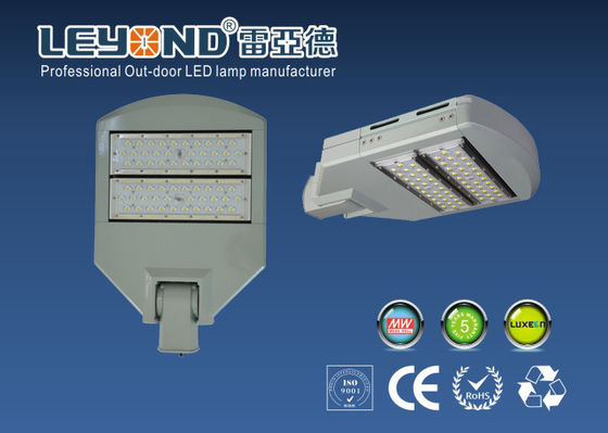 modular design IP65 LED Street Light  AC85-265V / 100w Led Street Light Grey Housing