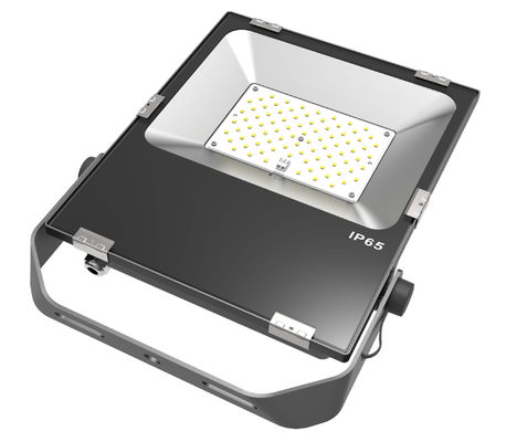 Pure White Outdoor LED Flood Lights Fixtures With Black Shell