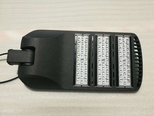 Black Polish LED Street Lighting 50 Watts Chips With Photocell Sensor