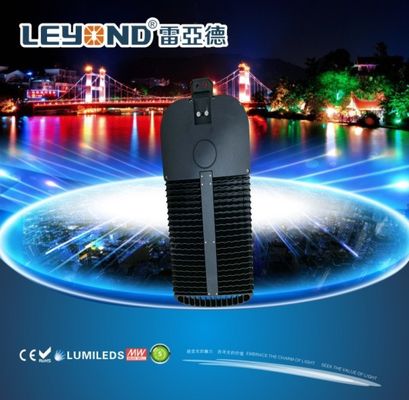 LUMILEDS 5050/3030 chip LED Street Lighting , led road lamp black / gray housing