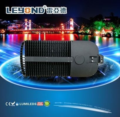 LUMILEDS 5050/3030 chip LED Street Lighting , led road lamp black / gray housing