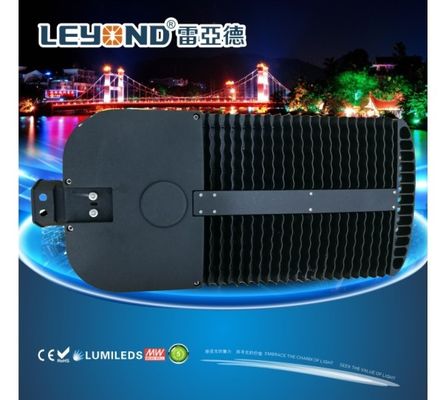 LUMILEDS 5050/3030 chip LED Street Lighting , led road lamp black / gray housing