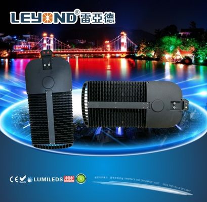 LUMILEDS 5050/3030 chip LED Street Lighting , led road lamp black / gray housing