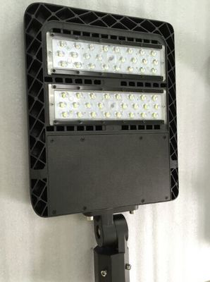 160lm/W Die Casting LED Street Lighting 100W Parking Lot Light Shoe Box Mount Fixtures With Meanwell Driver