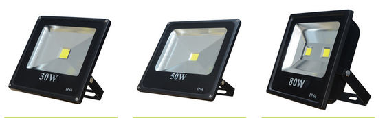 SMD 3030 Led Flood Light High Efficiency With Die Casting Aluminum / Glass Material