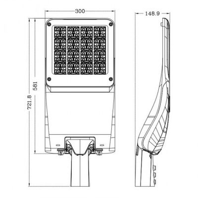 2021 Toolless opening design 80W 5050 Highway LED Street Lighting 150lm/w