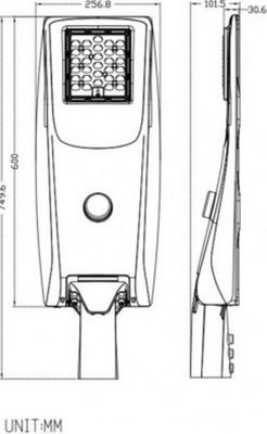 New 165lm/W IP65 Waterproof  80W King LED Street Light Meanwell Driver with 5 Years Warranty