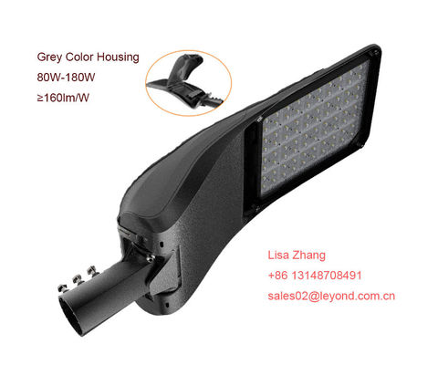 Tempered Glass Cover Outdoor Led Street Lights 160lm/w 30-50w IP66 IK10 For Urban Road