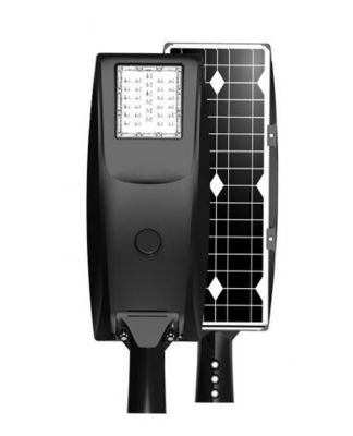 Aluminum IP66 50W 6500K Solar LED Street Light Die Custing House