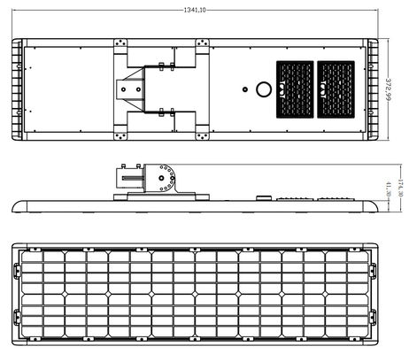 Integrated Solar 80W 100W LED Street Lighting For 3 Years Warranty